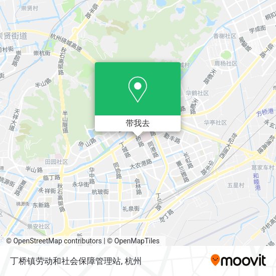 丁桥镇劳动和社会保障管理站地图
