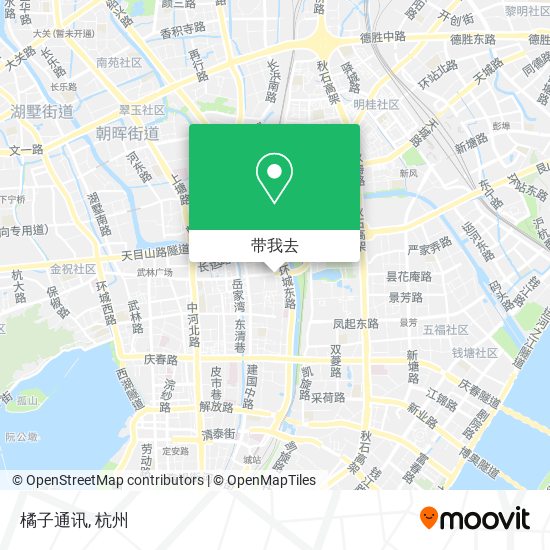 橘子通讯地图