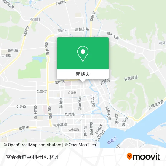 富春街道巨利社区地图