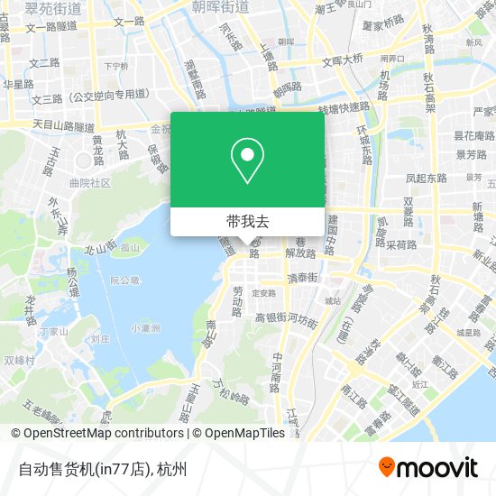自动售货机(in77店)地图