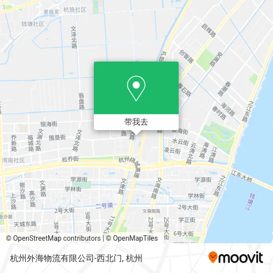 杭州外海物流有限公司-西北门地图