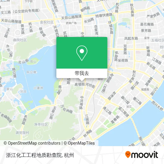浙江化工工程地质勘查院地图