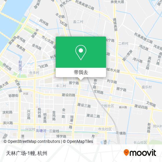 天林广场-1幢地图
