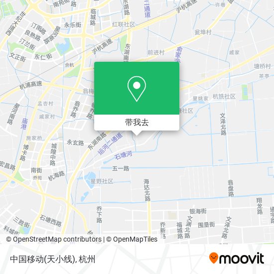 中国移动(天小线)地图