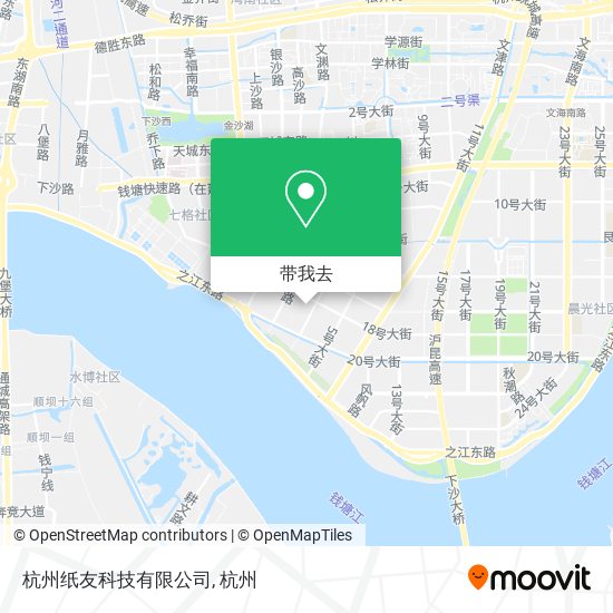 杭州纸友科技有限公司地图