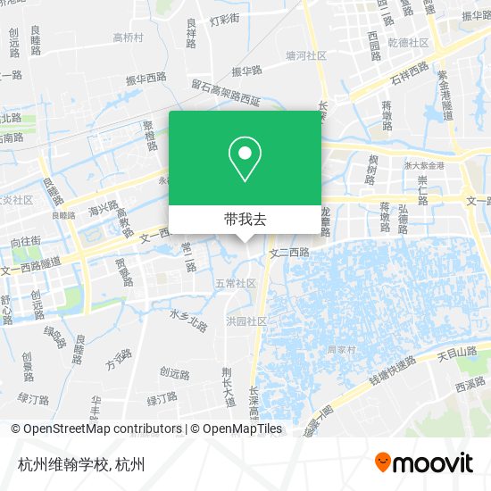 杭州维翰学校地图