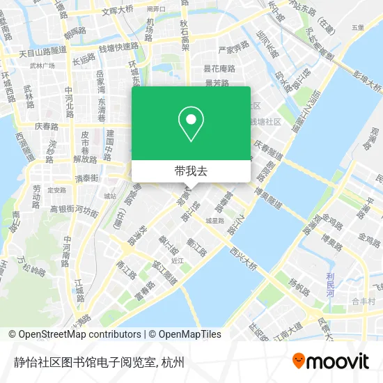 静怡社区图书馆电子阅览室地图