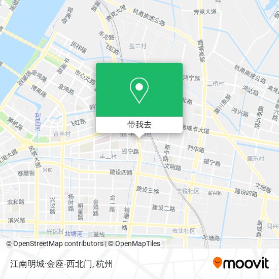 江南明城·金座-西北门地图