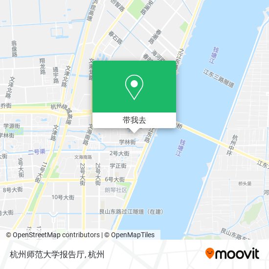 杭州师范大学报告厅地图