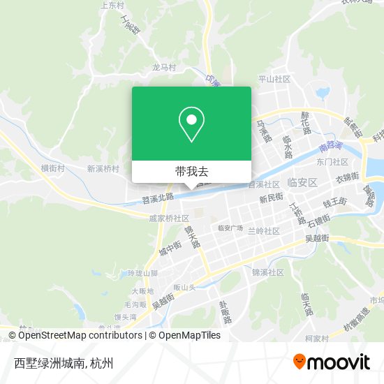 西墅绿洲城南地图