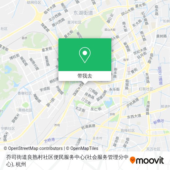 乔司街道良熟村社区便民服务中心(社会服务管理分中心)地图