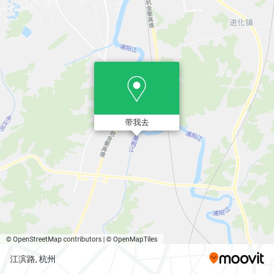 江滨路地图