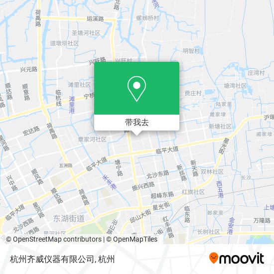 杭州齐威仪器有限公司地图