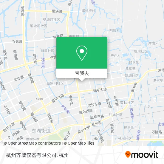 杭州齐威仪器有限公司地图