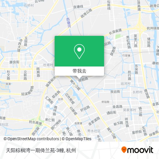 天阳棕榈湾一期倚兰苑-3幢地图
