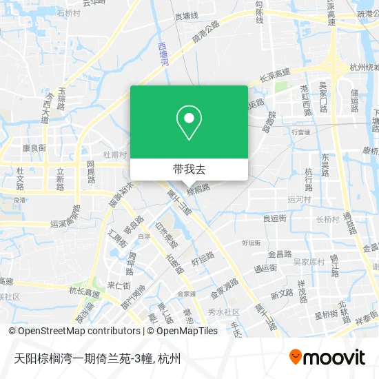天阳棕榈湾一期倚兰苑-3幢地图
