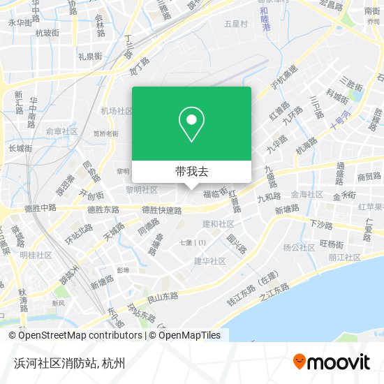 浜河社区消防站地图