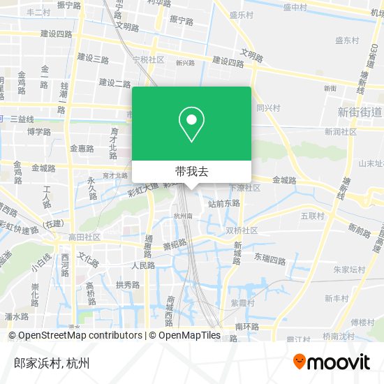 郎家浜村地图