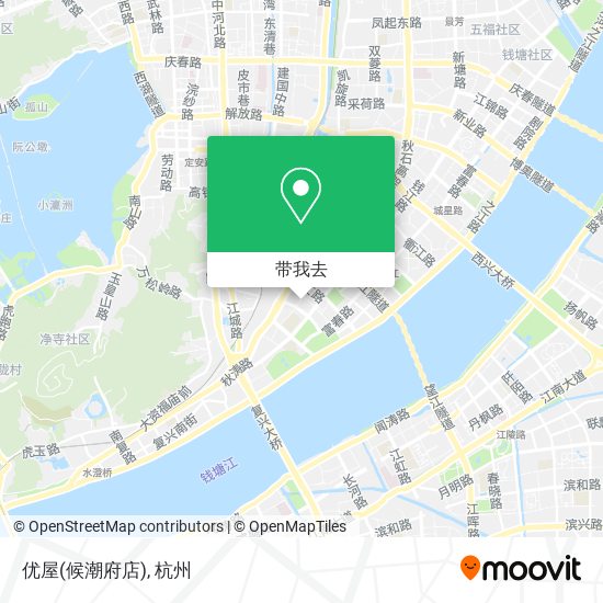 优屋(候潮府店)地图