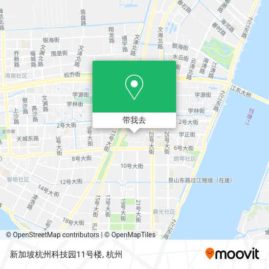 新加坡杭州科技园11号楼地图