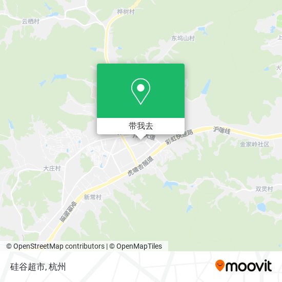 硅谷超市地图