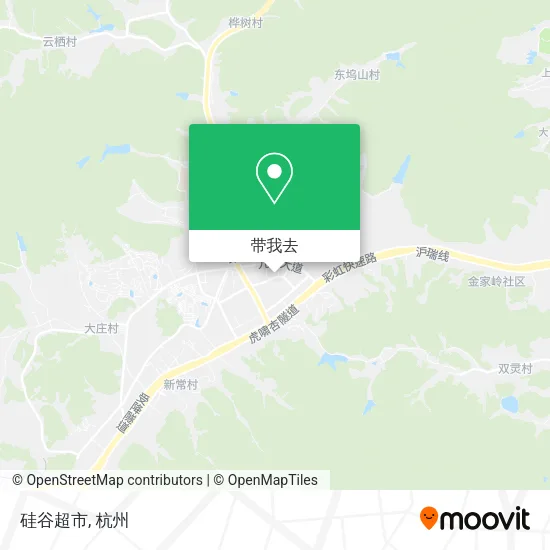 硅谷超市地图