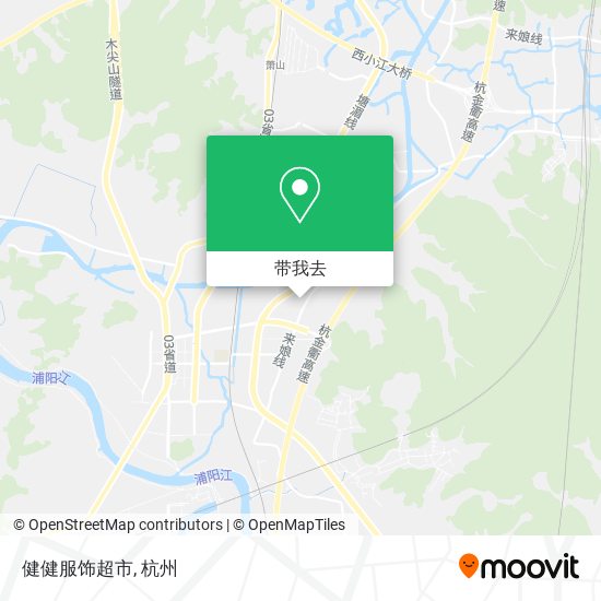 健健服饰超市地图