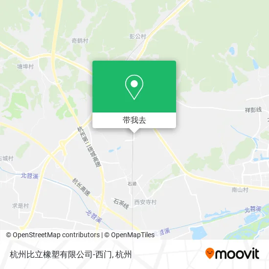 杭州比立橡塑有限公司-西门地图