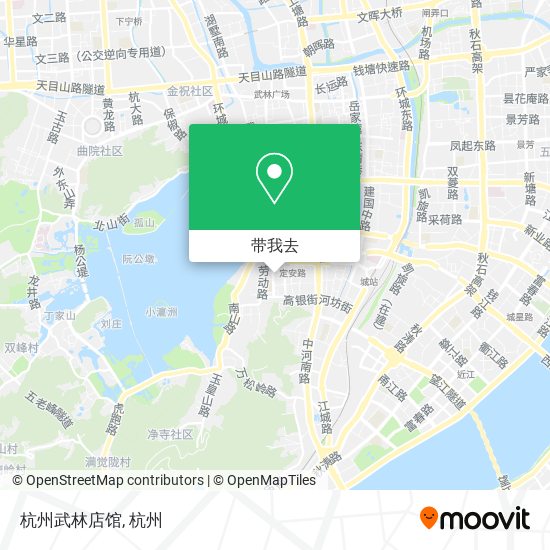 杭州武林店馆地图