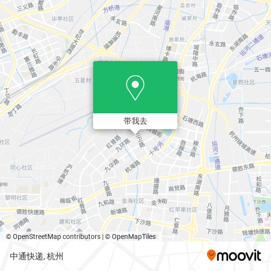 中通快递地图
