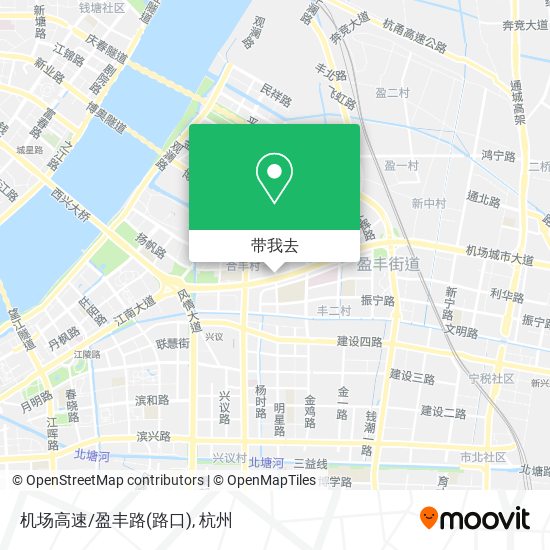 机场高速/盈丰路(路口)地图