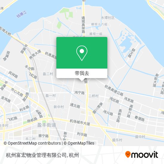 杭州富宏物业管理有限公司地图