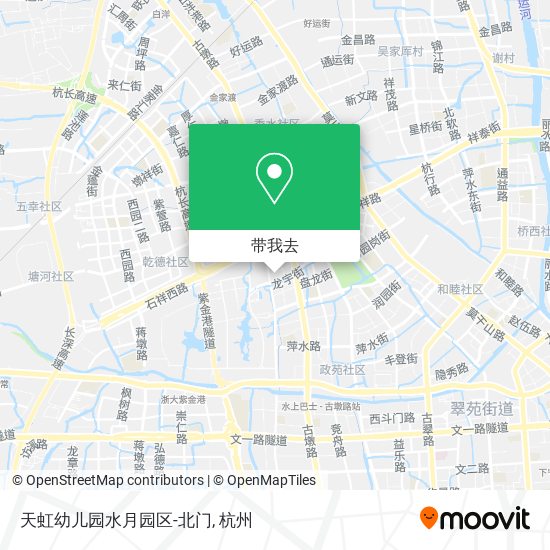 天虹幼儿园水月园区-北门地图