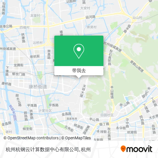 杭州杭钢云计算数据中心有限公司地图