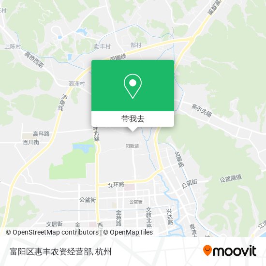 富阳区惠丰农资经营部地图