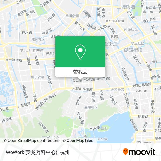 WeWork(黄龙万科中心)地图
