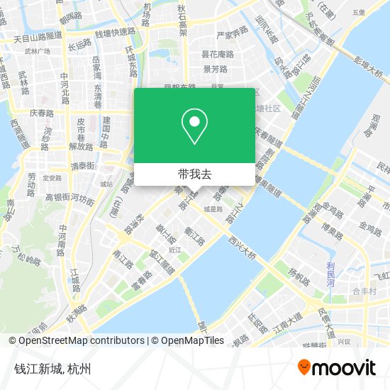 钱江新城地图