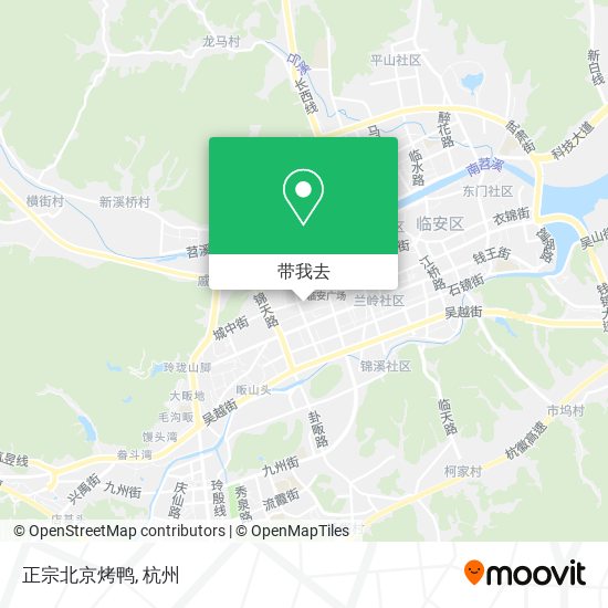 正宗北京烤鸭地图