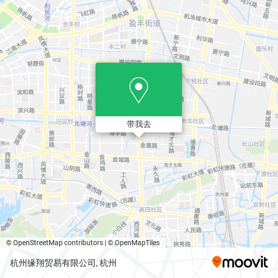 杭州缘翔贸易有限公司地图