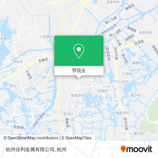 杭州佳利金属有限公司地图