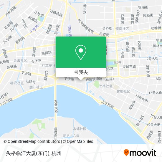 头格临江大厦(东门)地图
