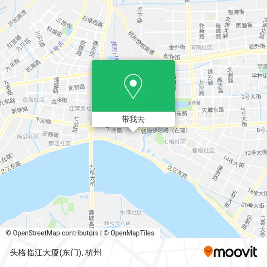 头格临江大厦(东门)地图