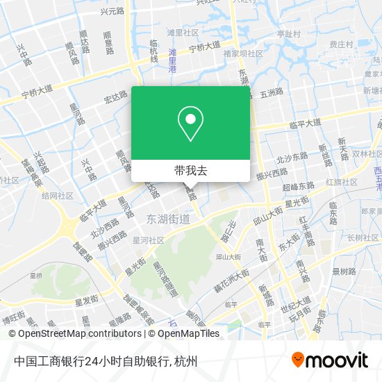 中国工商银行24小时自助银行地图