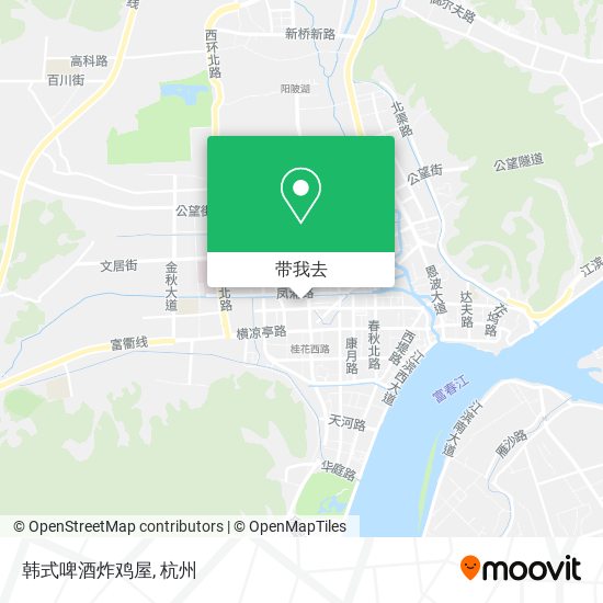 韩式啤酒炸鸡屋地图
