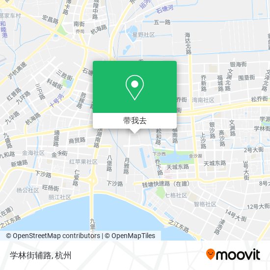 学林街辅路地图