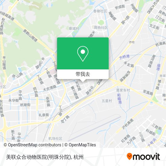 美联众合动物医院(明珠分院)地图