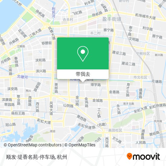 顺发·堤香名苑-停车场地图