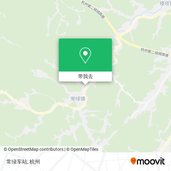 常绿车站地图
