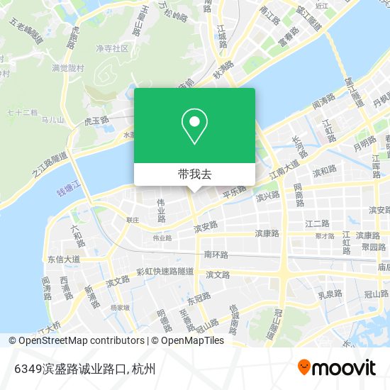 6349滨盛路诚业路口地图