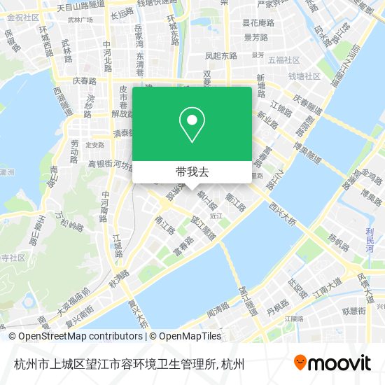 杭州市上城区望江市容环境卫生管理所地图